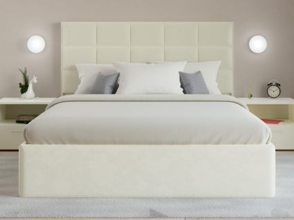 Кровать Lonax Адель велюр Dolly-8 (с подъемным механизмом)