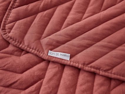 Покрывало Софи де Марко Мориц (терракот) 160х220