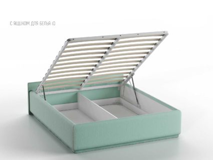 Кровать Nuvola Alba Velutto 14 (с подъемным механизмом)