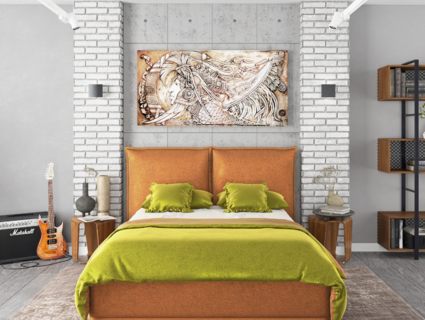 Кровать Nuvola Emilia Next 103 (с подъемным механизмом) 140х200