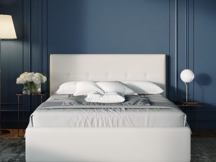 Кровать Nuvola Bianco Bravo cream (с подъемным механизмом) 160х200