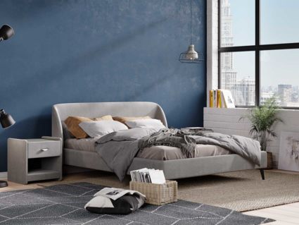 Кровать Сонум Rosa Кашемир Серый 120х190