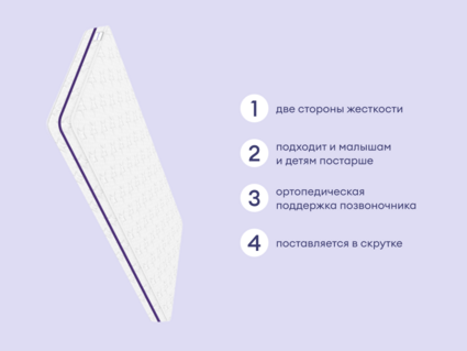 Матрас Базилик Бэби Сити 80х190