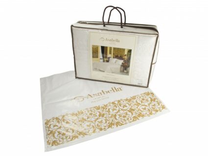 Комплект постельного белья Асабелла с летним одеялом 2179-OMP Евро