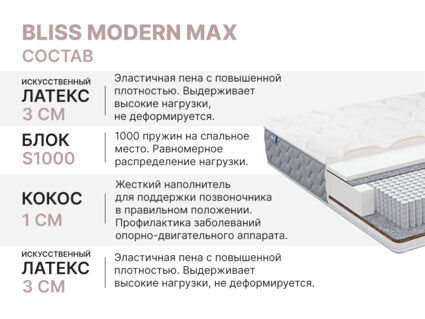 Матрас Димакс Bliss Modern max 160х195