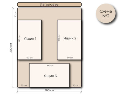 Кровать Mr.Mattress Site Box велюр Toffee 160х195