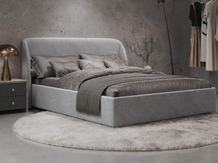 Кровать Сонум Nicole Микровелюр Оливковый 180х190