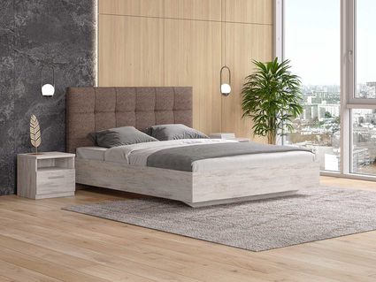 Кровать Сонум Vena Ясмунд + Кашемир Бежевый 160х190