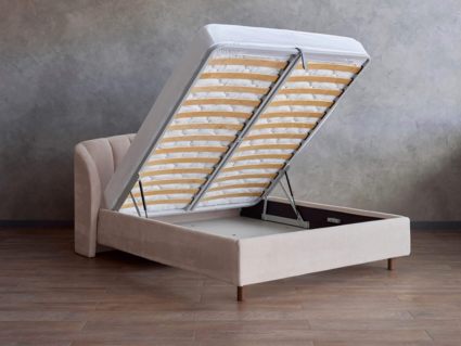 Кровать Сонум Valencia Кашемир Горчичный (с подъемным механизмом) 140х200