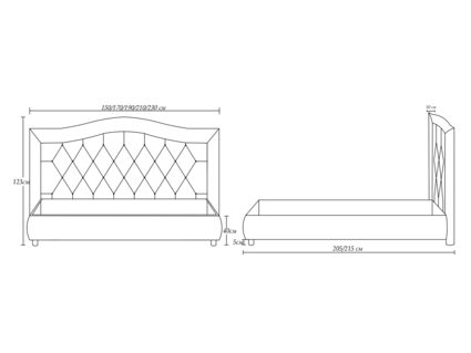 Кровать Димакс Эридан Сапфир