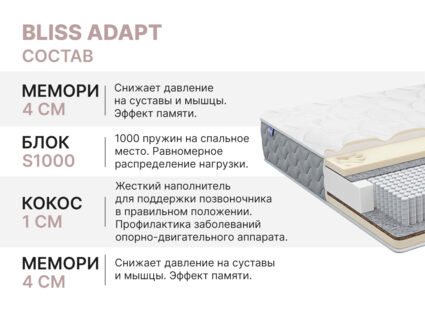 Матрас Димакс Bliss Adapt 140х200