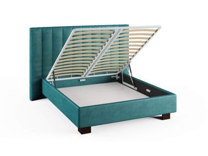 Кровать Сонум Barbara Рогожка Мокко (с подъемным механизмом) 160х200