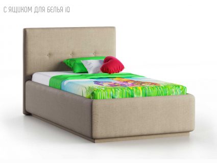 Кровать Nuvola Bianco Bravo cream (с подъемным механизмом) 160х200