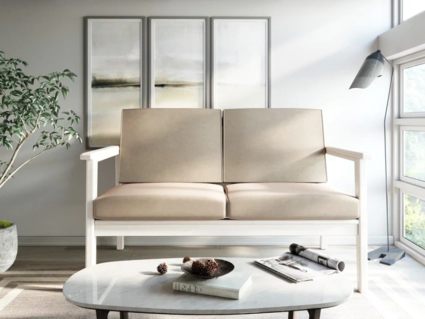 Диван Арско Лориан Мини двухместный кремовый Длина 139 см