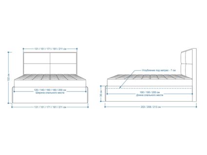 Кровать Lonax Марселла велюр Dolly-13 (с основанием) 160х200
