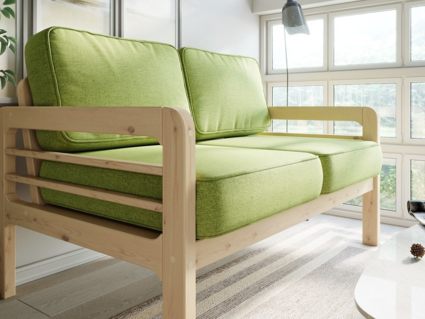 Диван Арско Бергер Мини двухместный салатовый Длина 136 см