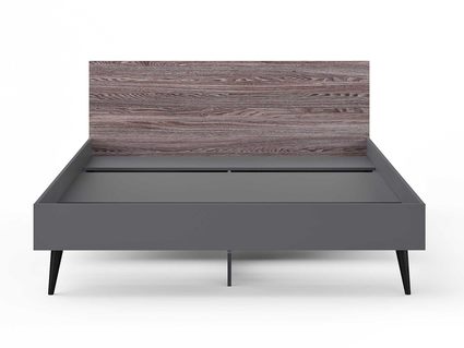 Кровать Сонум Ines Ясень анкор + серый 90х190