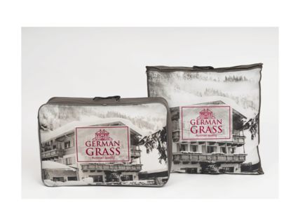 Подушка German Grass King Down Grass трехкамерная 3D с бортиком упругая