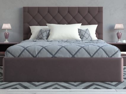 Кровать Lonax Элоиза велюр Dolly-13 (с основанием) 180х195