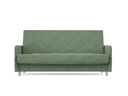 Диван Сонум Forest Рогожка зелёный Длина 217 см