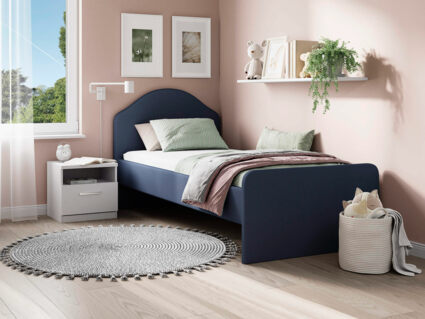 Кровать Сонум Emma Микровелюр лаванда 140х200