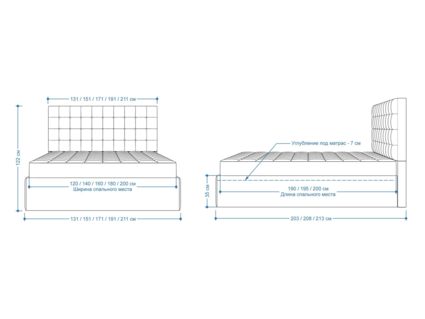 Кровать Lonax Аврора велюр Dolly-1 160х195