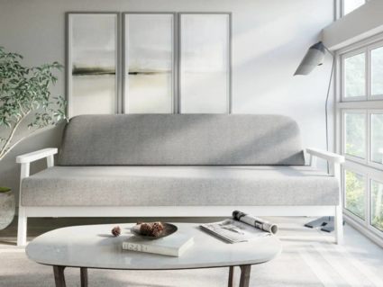 Диван Арско Флори трехместный салатовый