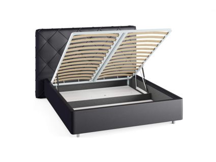 Кровать Сонум Manhattan Кашемир Светло-серый (с подъемным механизмом) 200х200