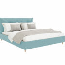 Кровать Beautyson Doris велюр Formula 692 мятный 140х190