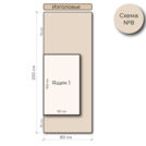 Кровать Mr.Mattress Site Box экокожа Beige 180х200