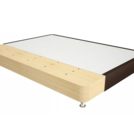 Кровать Mr.Mattress Fine Box экокожа Brown 120х200