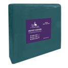 Пододеяльник Primavelle из однотонного сатина (бирюзовый) 200х220