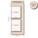 Кровать Mr.Mattress Site Box экокожа White 80х190