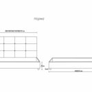 Кровать Димакс Норма Агат с подъемным механизмом 180х190
